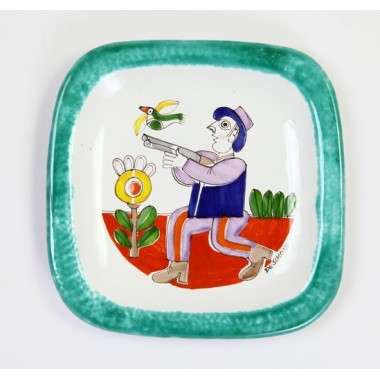 Rounded plate Folk Hunter PQFK-14 Rounded plate Folk Hunter PQFK-14